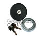 Preview: Tankdeckel VALEO schwarz (abschließbar), 2CV / ...